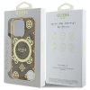 Guess GUHMP16LH4PYEEW iPhone 16 Pro 6.3 brązowy/brown hardcase IML Peony On 4G Background MagSafe